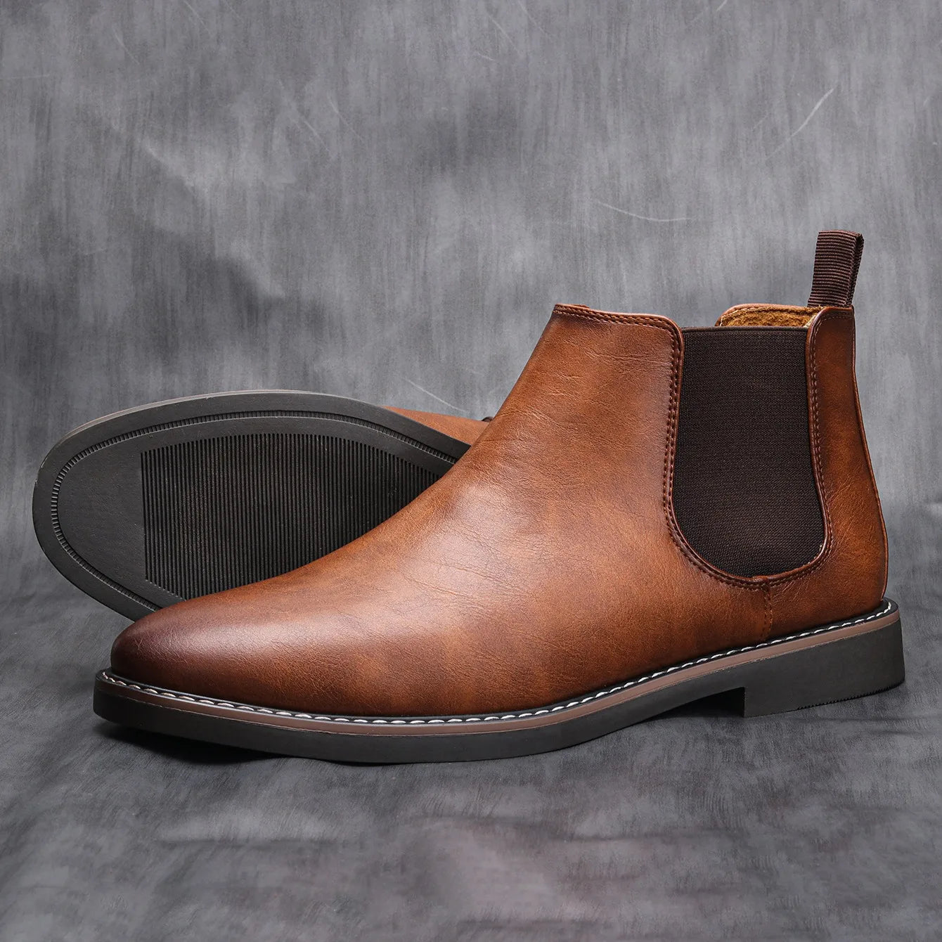 Hecrafted Leather Chelsea Boots