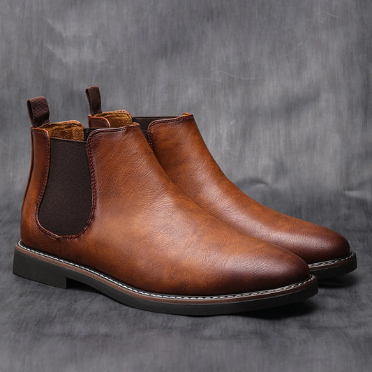 Hecrafted Leather Chelsea Boots