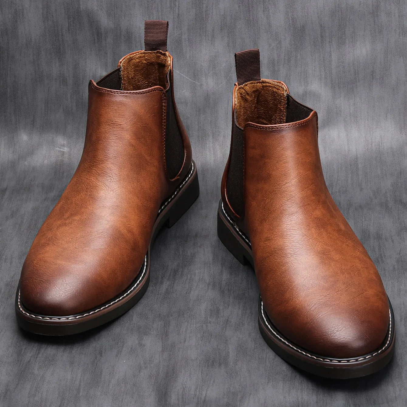 Hecrafted Leather Chelsea Boots